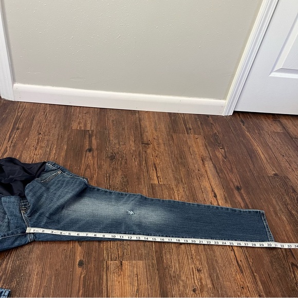 Old Navy Skinny Full Panel Maternity Jeans Size 4 Regular - Picture 3 of 9